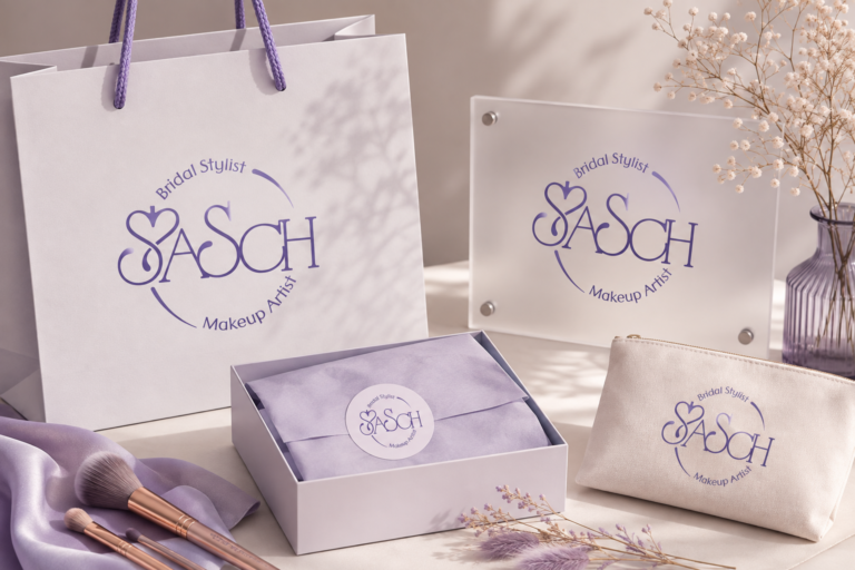 Logo und Ideen für Drucksorten und Werbemittel von SaSch - makeupArtist & Bridal Stylist